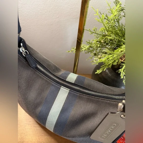 Coach Varsity Stripe Hobo Bag - Picture 3 of 13